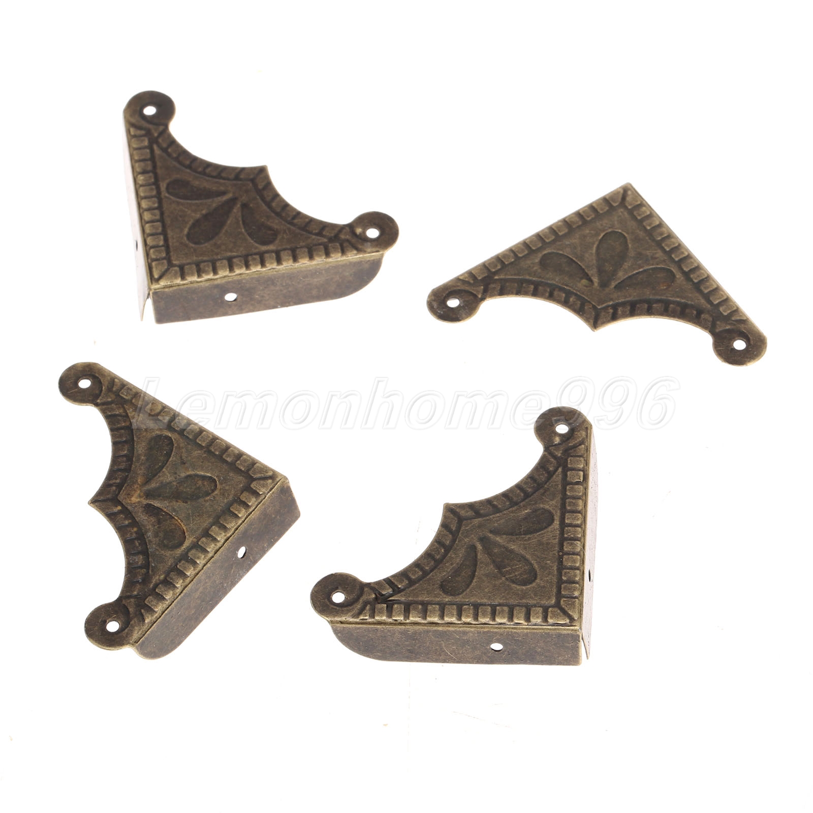 Antique Retro Jewelry Box Corner Protectors Guard Case Corner Bracket w