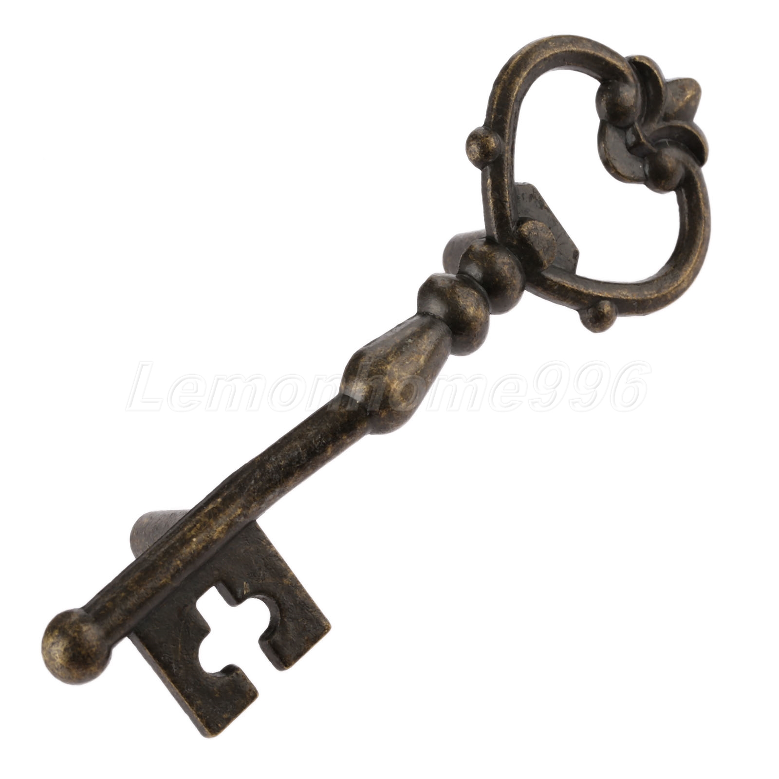 Vintage Key Shaped Pull Handles Bronze Kitchen Drawer Door