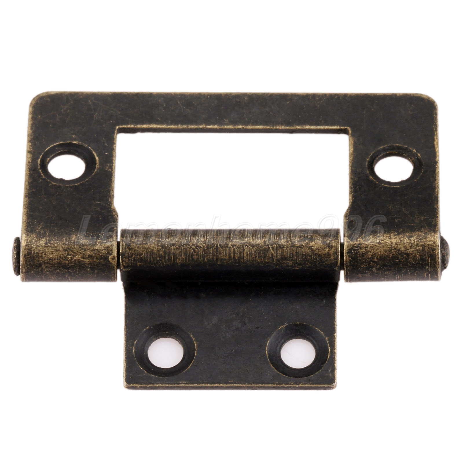 Vintage Jewelry Box Chest Hinges Furniture Door Flush Hinges