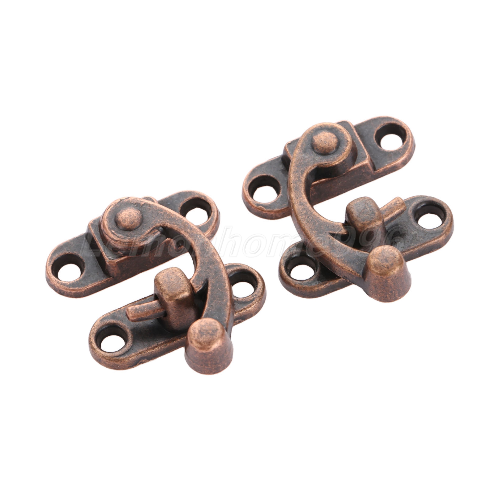 2x Swing Bag Chest Suitcase Jewelry Box Latch Clasps Trinket Lock Clasp